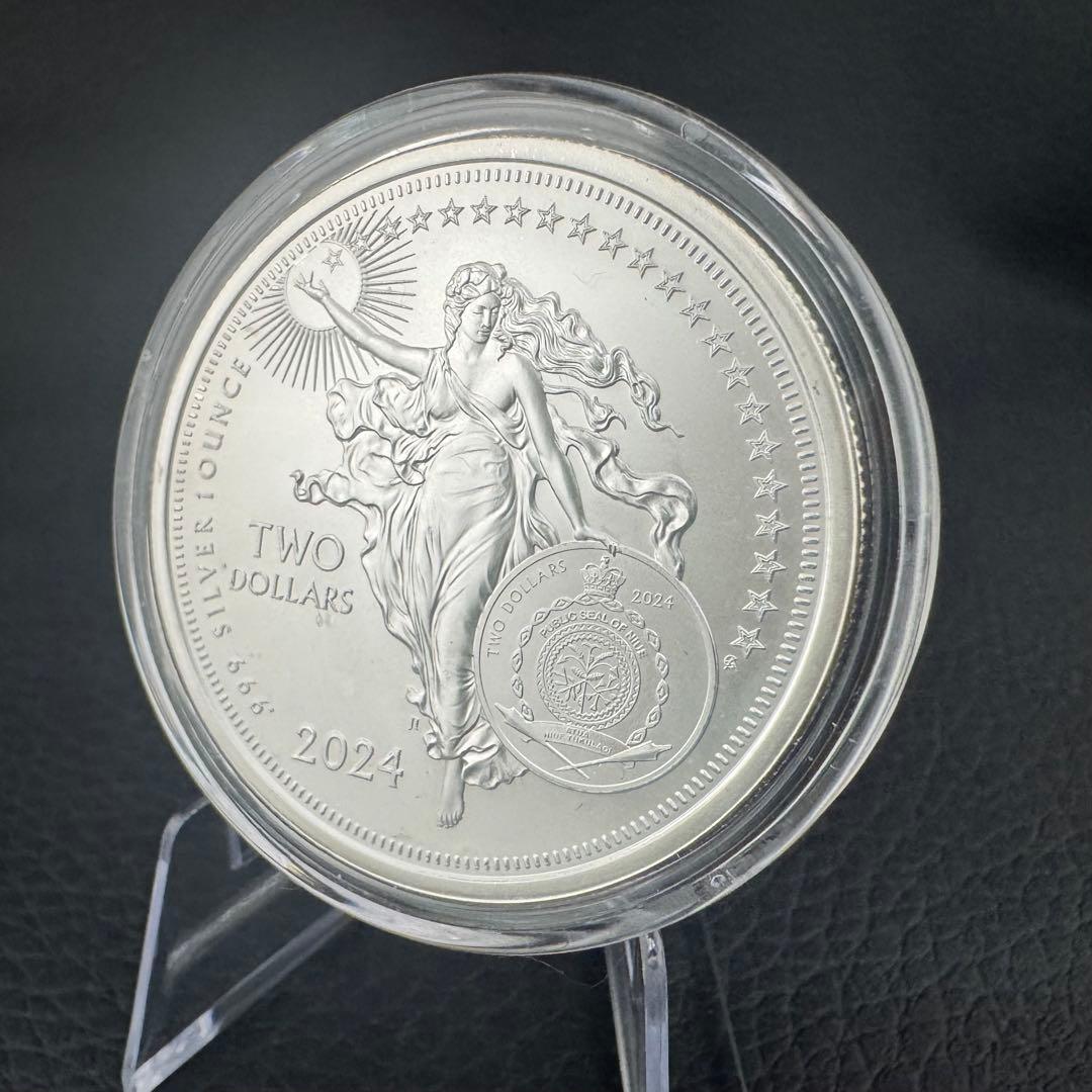 銀貨 インスピレーションシリーズ 「グーテンベルク」 1オンス 1oz 純銀