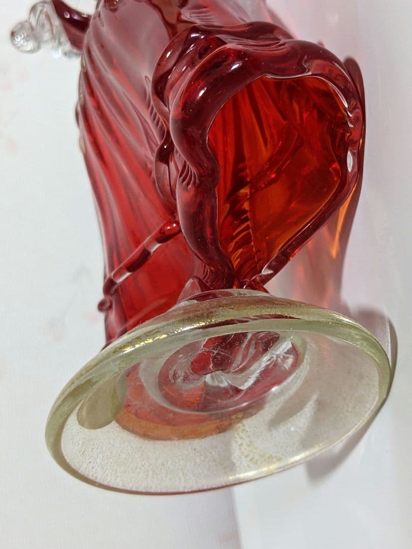 ♦️ムラーノ島 ムラーノグラス 婦人像人形 イタリア製 ベネチア 美術品骨董品