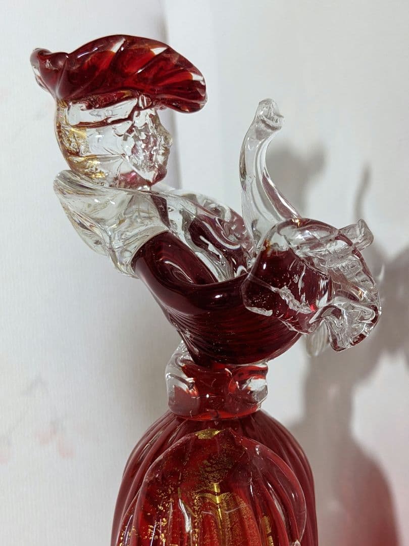 ♦️ムラーノ島 ムラーノグラス 婦人像人形 イタリア製 ベネチア 美術品骨董品