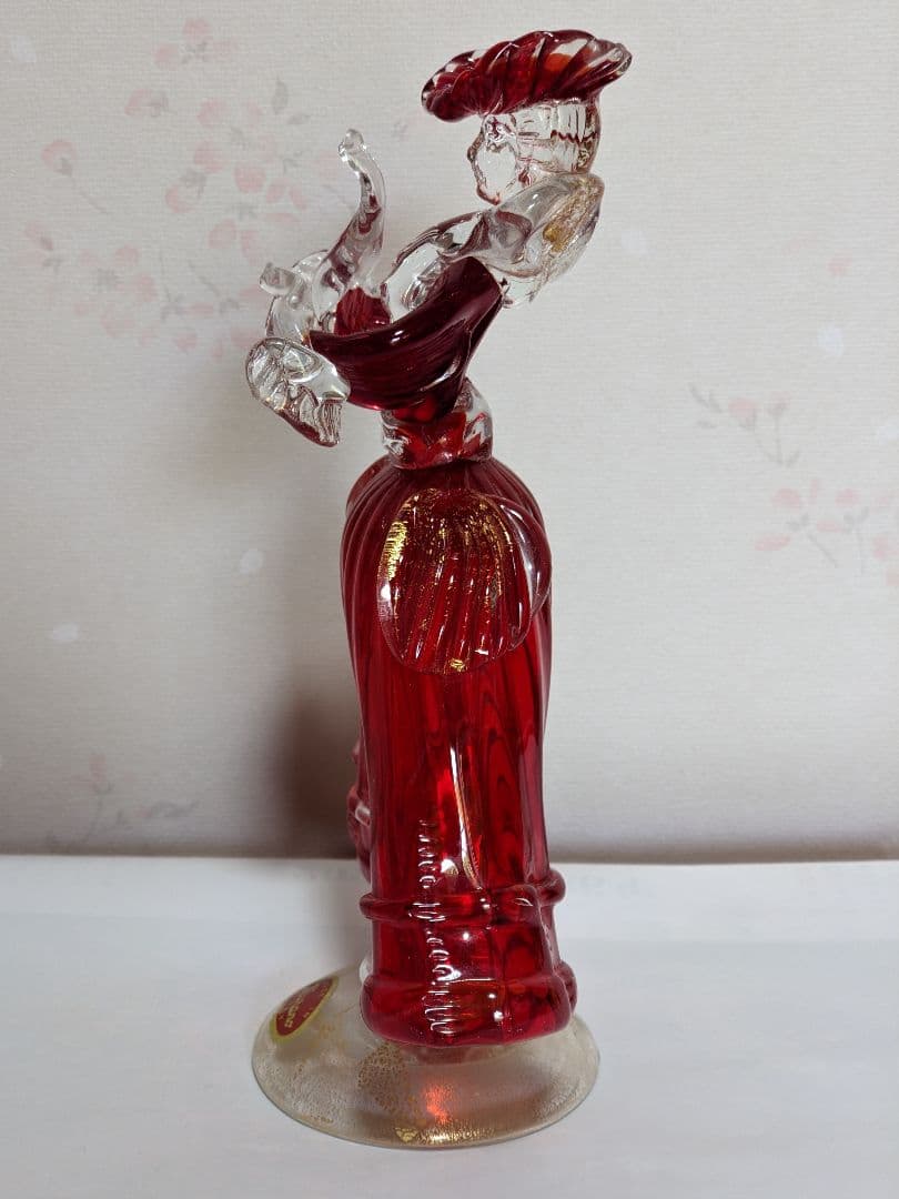 ♦️ムラーノ島 ムラーノグラス 婦人像人形 イタリア製 ベネチア 美術品骨董品