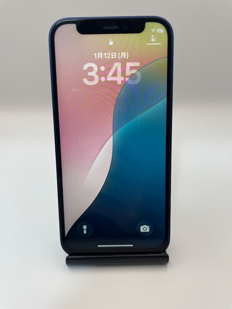 美品✨ iPhone 12 mini 128GBブルー バッテリー新品100％