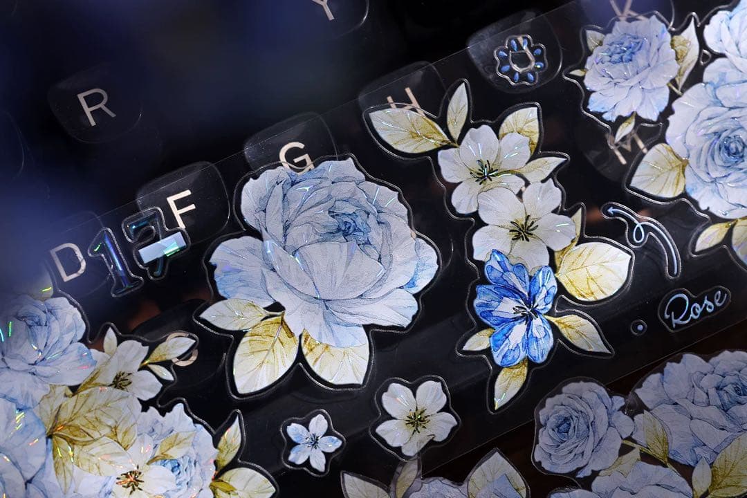 ⭐️SALE⭐️小白家文創《涧石蓝》海外マスキングテープ マステ 【2743】