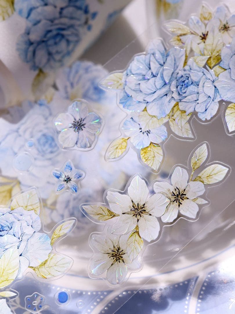 ⭐️SALE⭐️小白家文創《涧石蓝》海外マスキングテープ マステ 【2743】