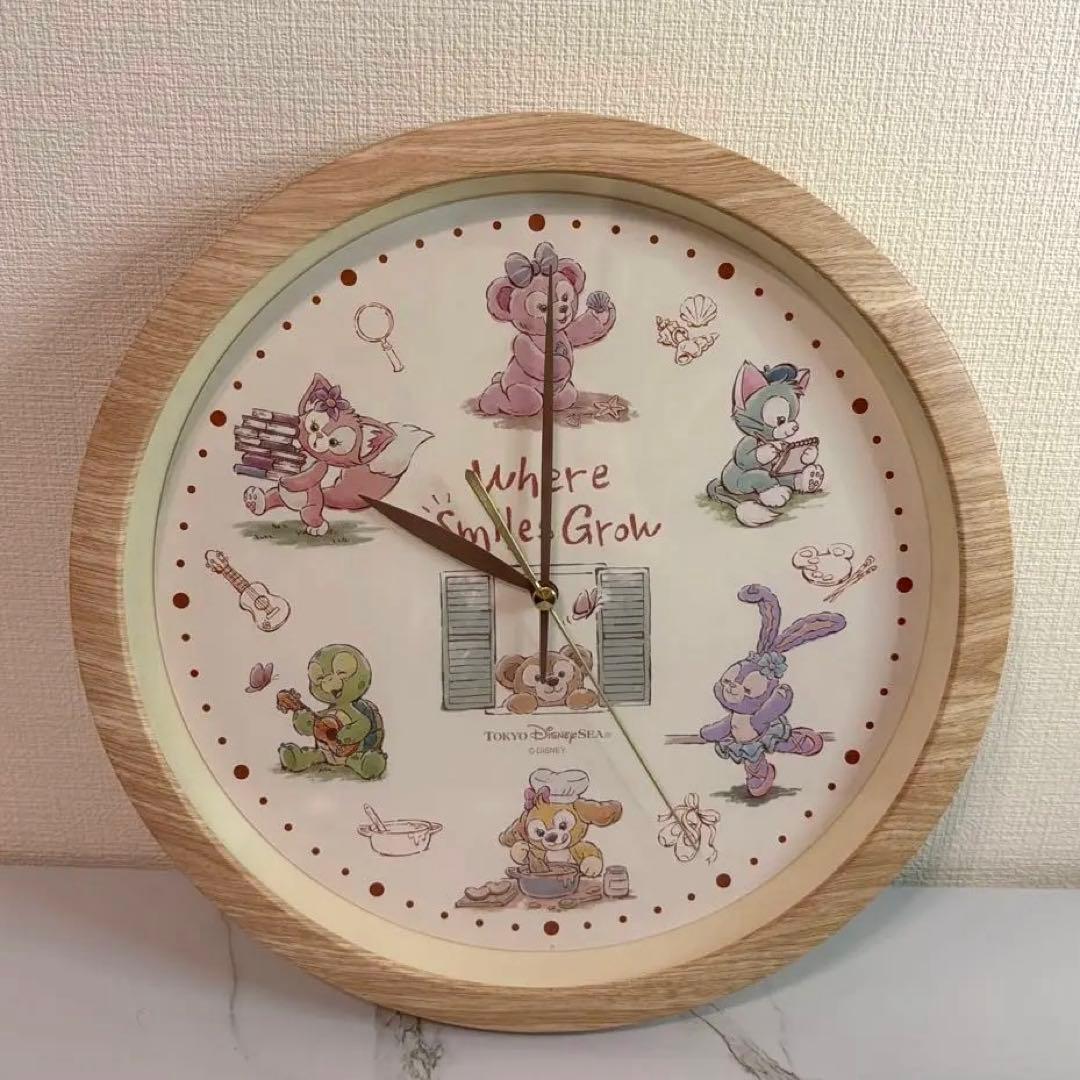 希少 極美品❤︎ダッフィーフレンズ Where Smiles Grow 掛け時計