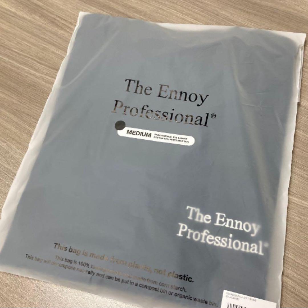 【新品The Ennoy Professional ブラックTシャツ Mサイズ¥