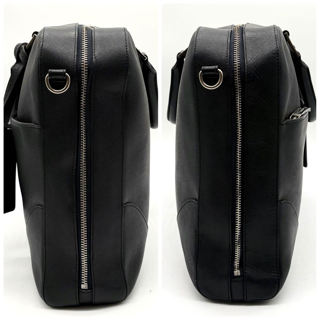 ペッレモルビダ キャピターノ 2way ビジネスバッグ レザー ネイビー 保存袋