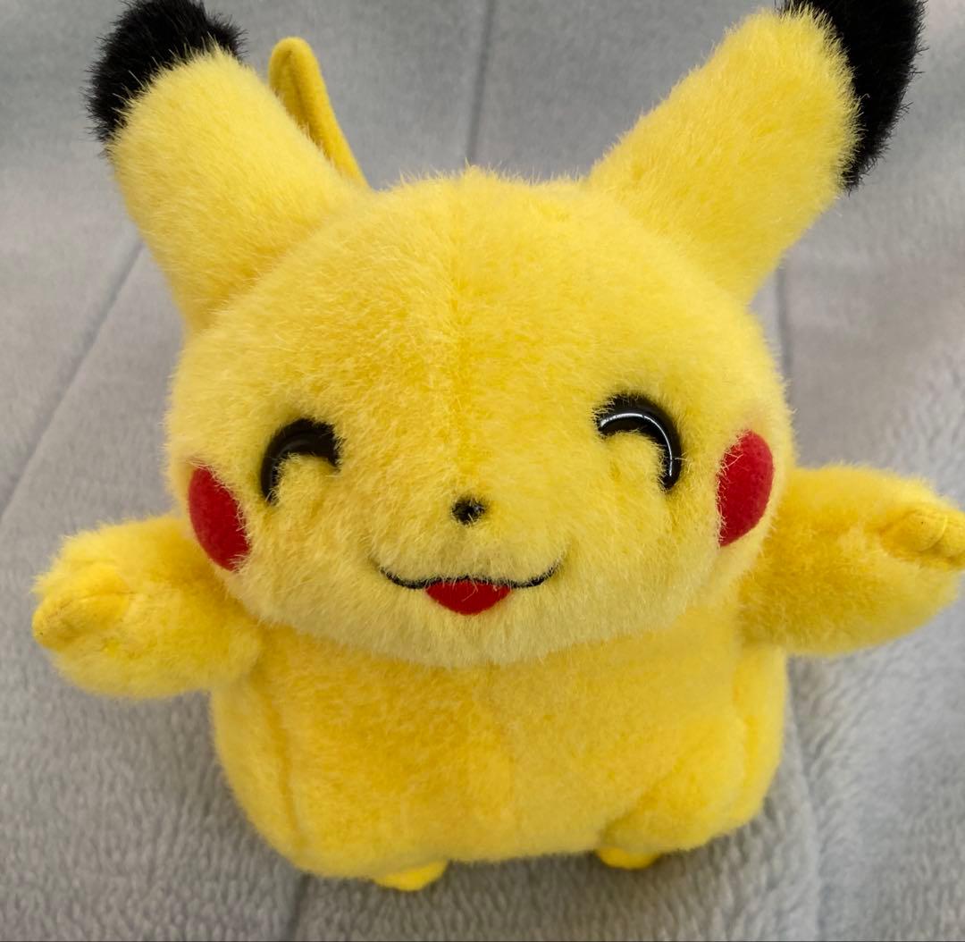 ポケモン ピカチュウ バンザイぬいぐるみ にっこり 初期 TOMY タカラトミー