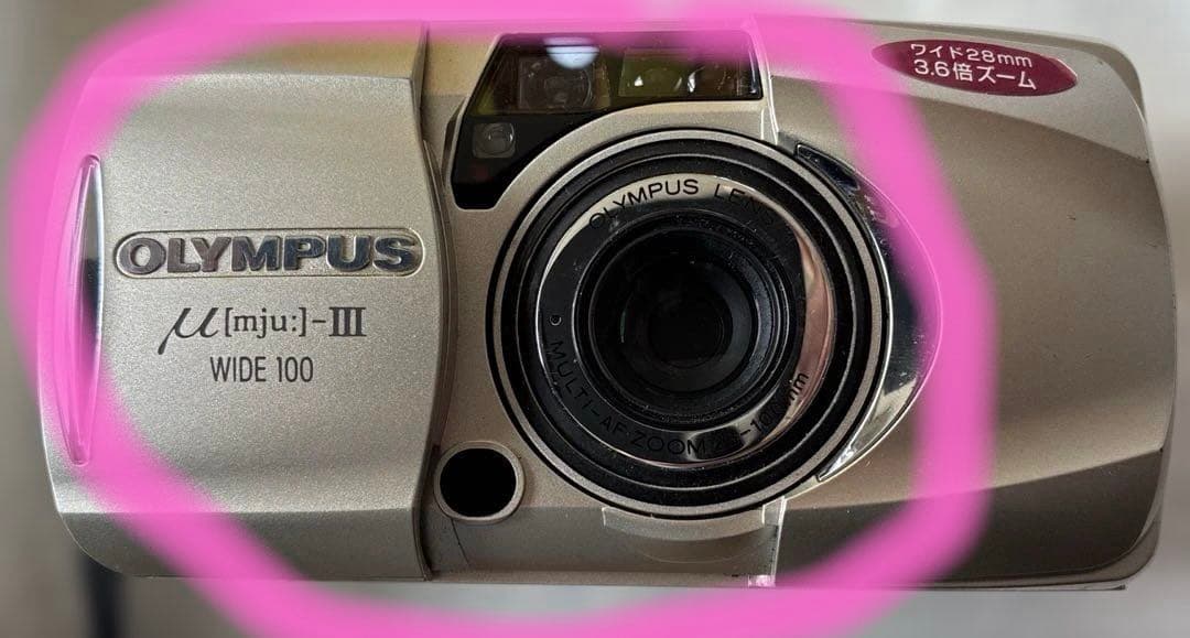 OLYMPUS μ (mju) III WIDE 100 ジャンク品