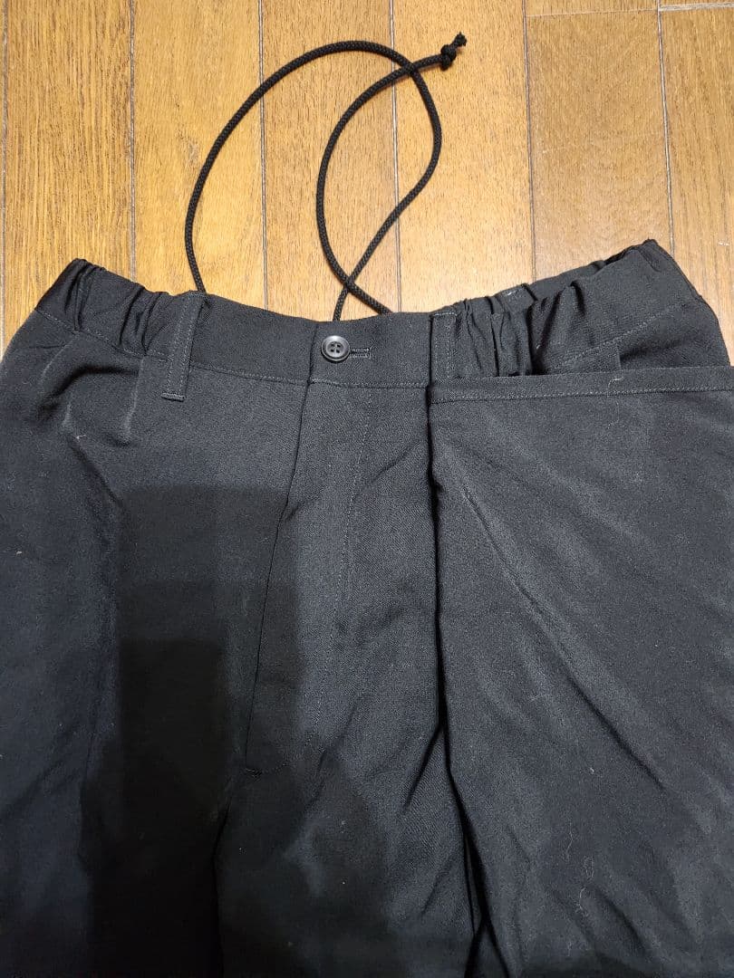 YOJIYAMAMOTO B　黒 サルエルパンツ 　サイズ1　ハーフパンツ