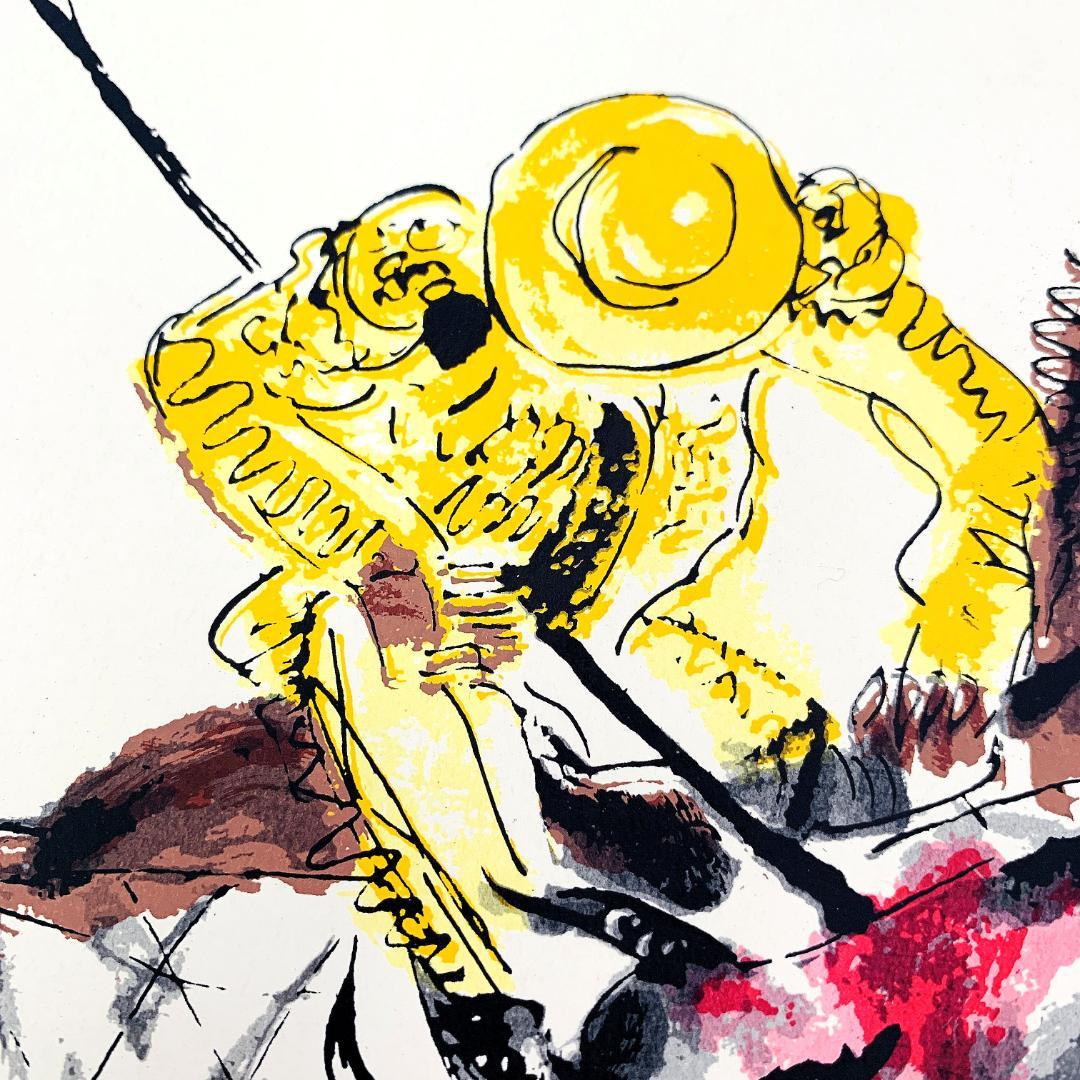 真作保証 増田誠『斗牛（闘牛）』リトグラフ H.C版 直筆サイン入り