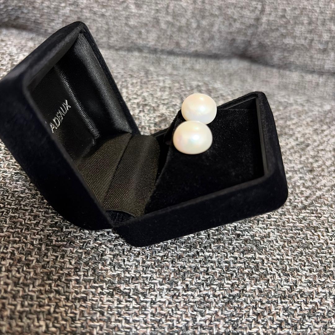 【新品未使用】CADEAUX カドー バロックパール ピアス K18 淡水パール