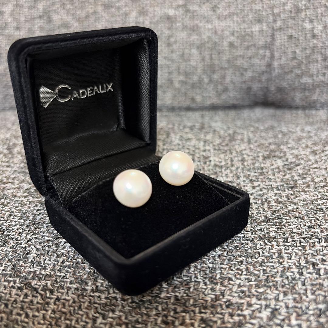 【新品未使用】CADEAUX カドー バロックパール ピアス K18 淡水パール