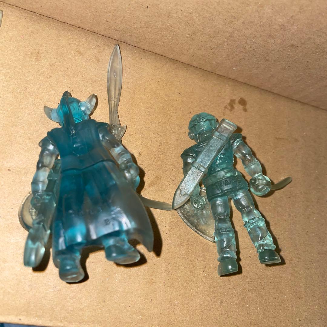 ドラゴンクエスト　勇者1と2 クリアゴム人形