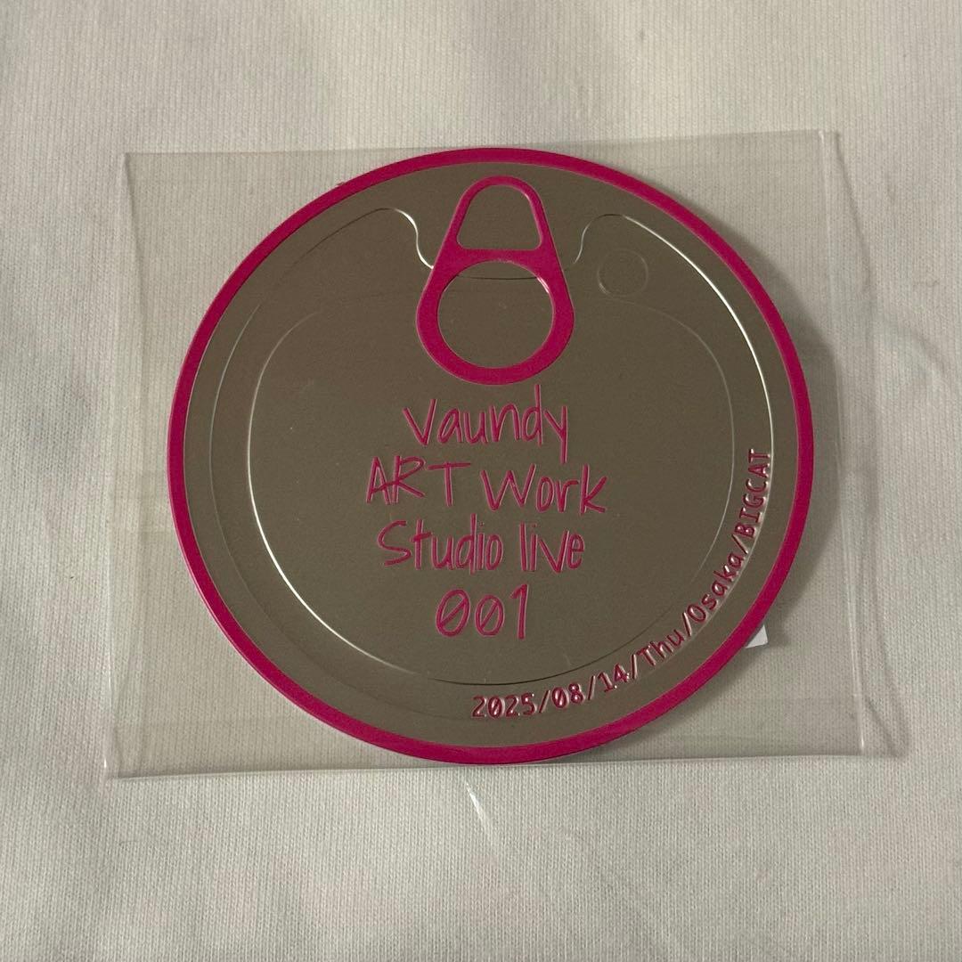 Vaundy ライブハウス Tシャツ ステッカー 大阪 ピンク