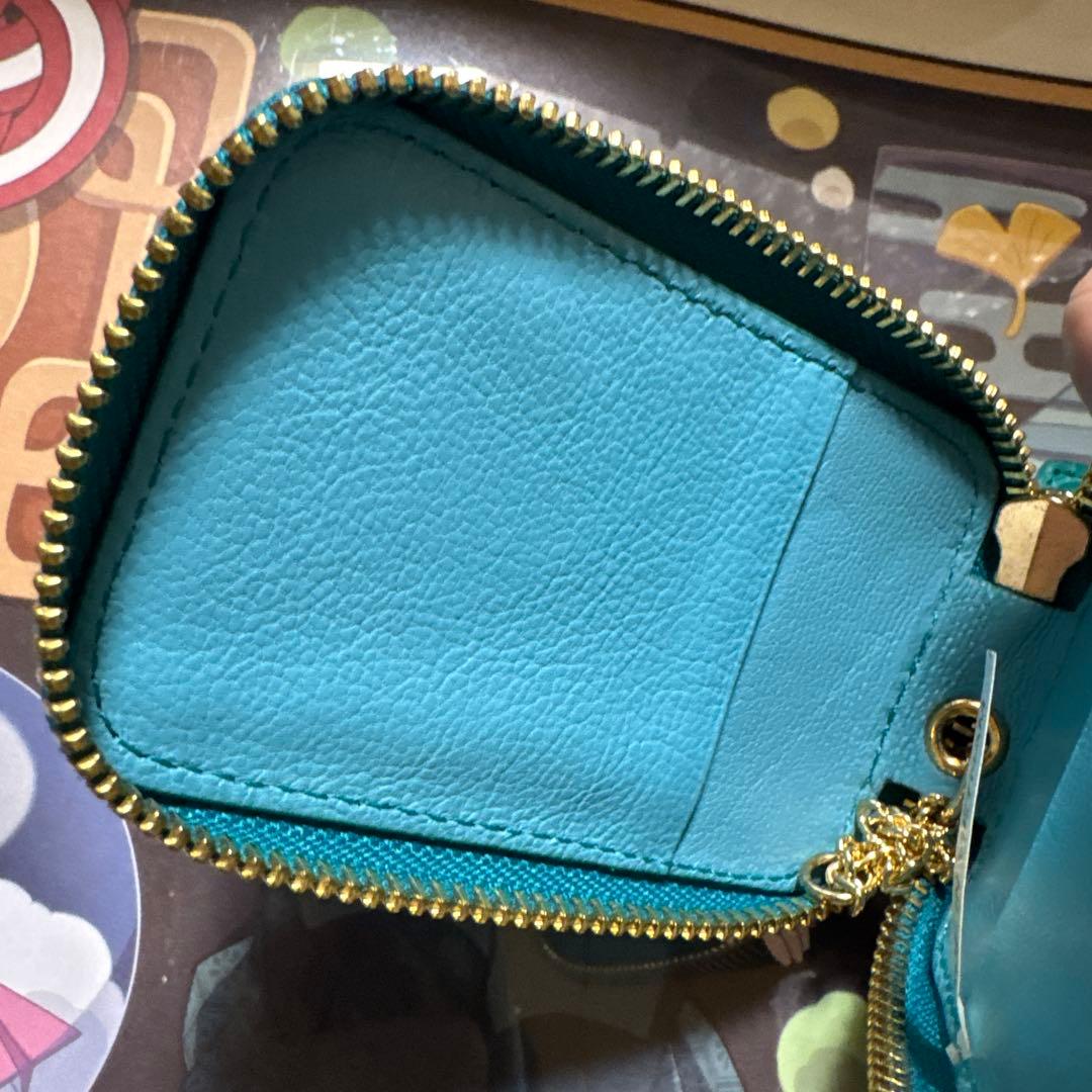 三京商会 クロコダイル スマートキーケース シャイニング 加工 ターコイズブルー