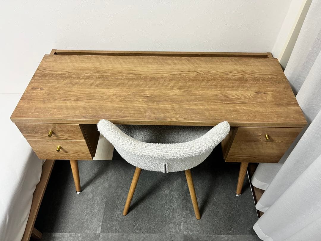 【Marutenさん専用】LOWYA ドレッサー シェビーナチュラル　机