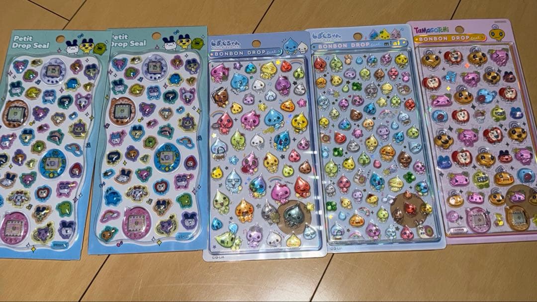 【新品未使用28枚♡シール帳２セット】 ボンボンドロップシールまとめ売りサンリオ