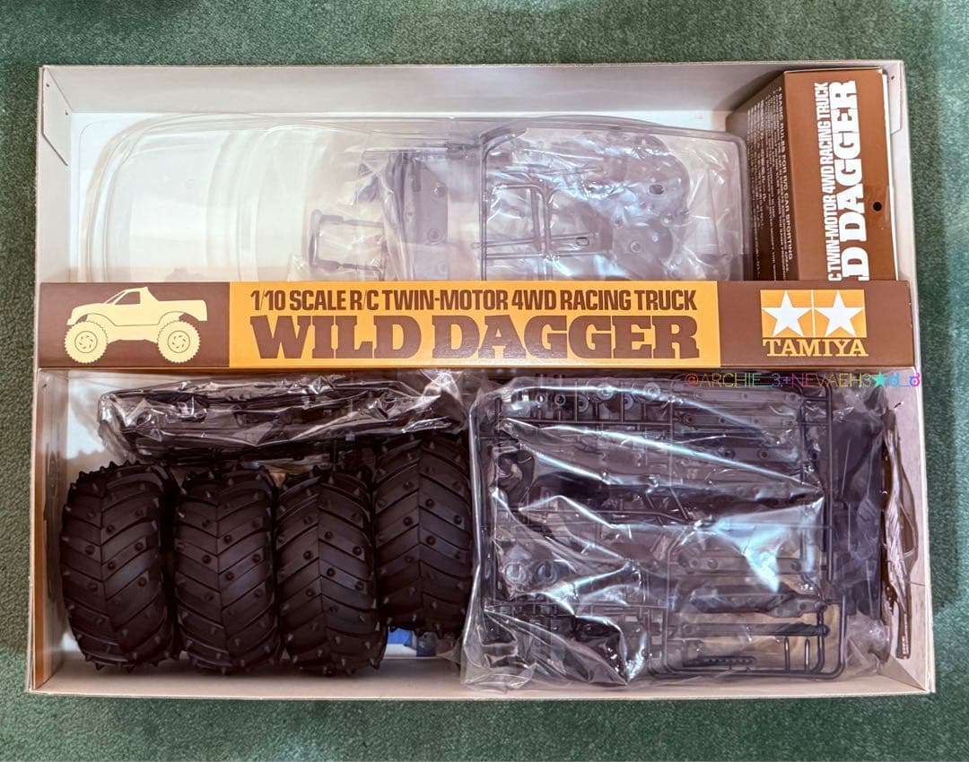 【未組み立て】タミヤ★WILD DAGGER・ワイルドダカー 1/10スケール