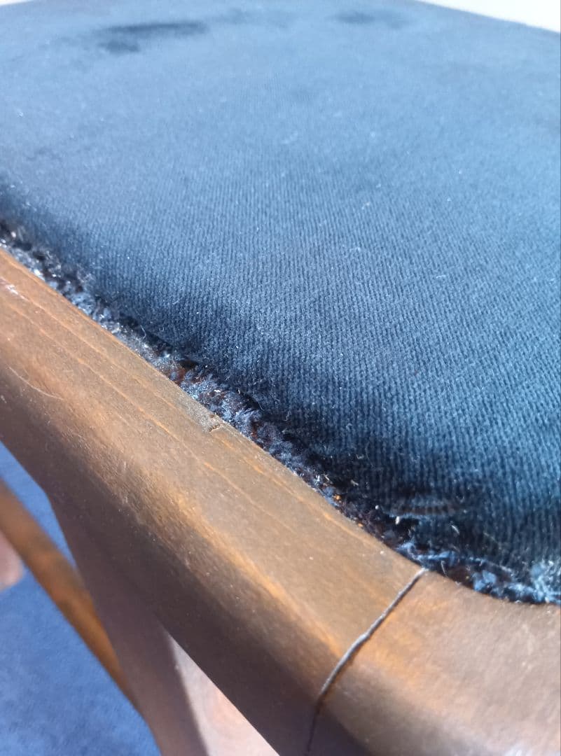 木製子供用チェア 直線的デザイン　ヴィンテージ　レトロ