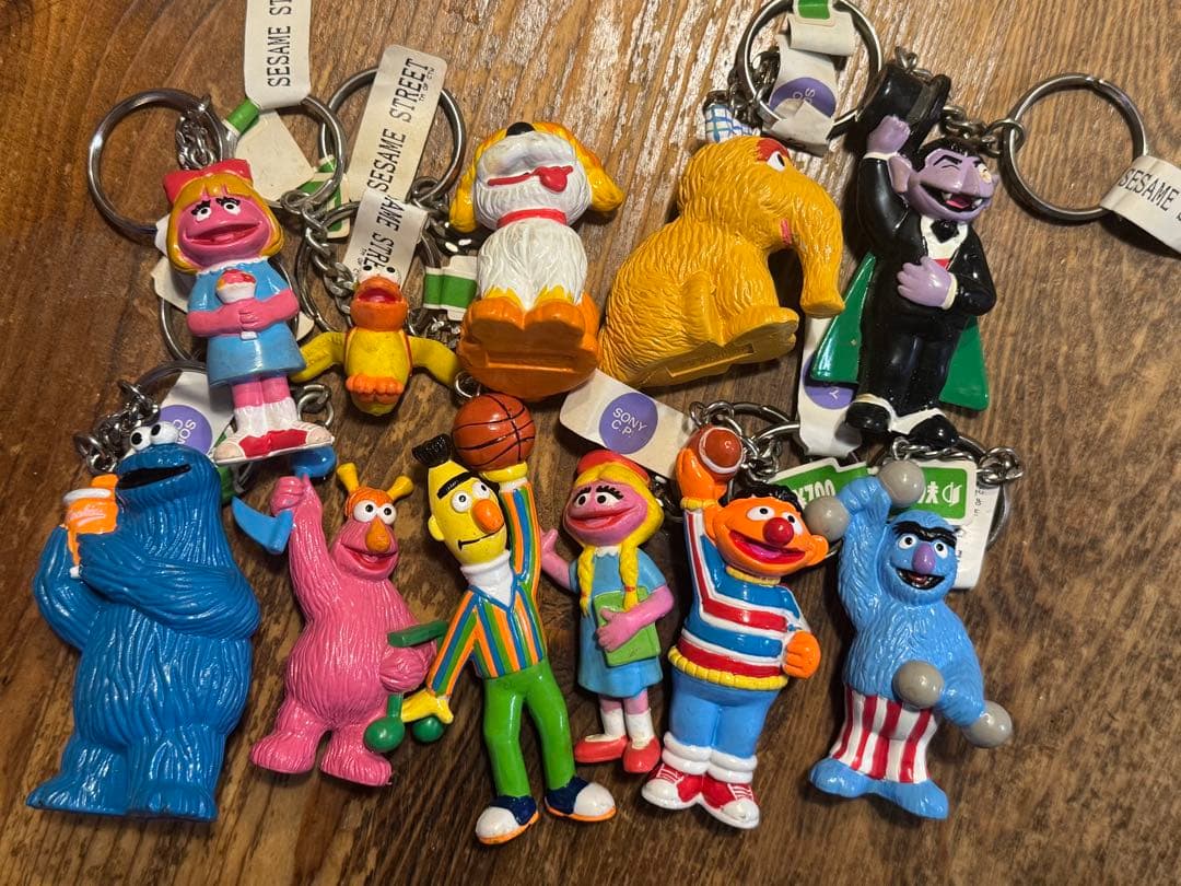 セサミストリート キーホルダー フィギュア 11個セット ヴィンテージ