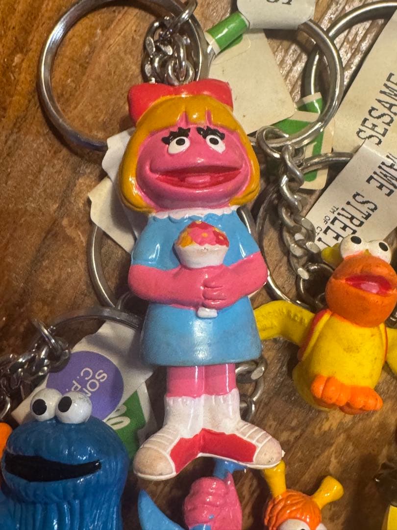 セサミストリート キーホルダー フィギュア 11個セット ヴィンテージ