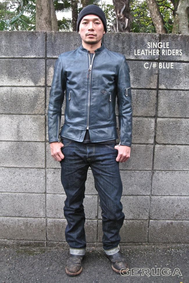 gerugaゲルガ黒ホースハイド4ライダースj100bucoフリーホイーラーズ