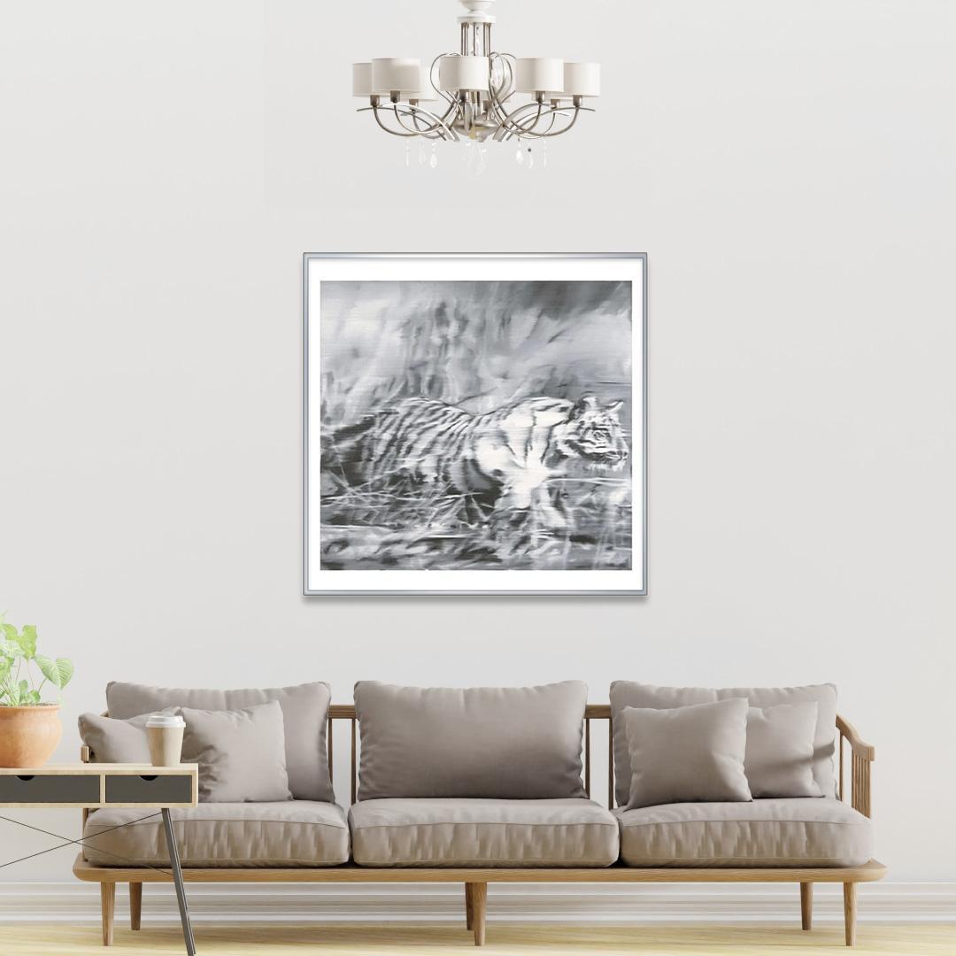 額装済/Tiger 1965/ゲルハルトリヒター/限定500枚/証明書/ポスター