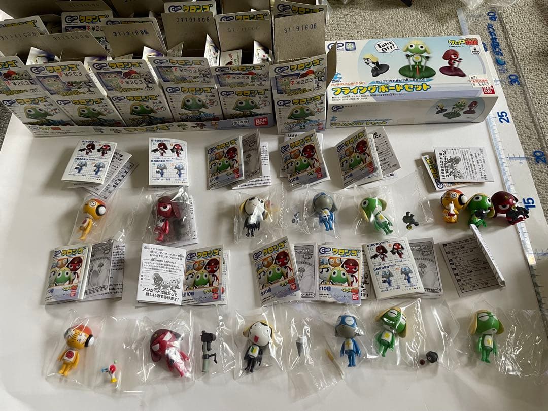 〈103体〉ケロロ軍曹　フィギュア　ストラップ　セット