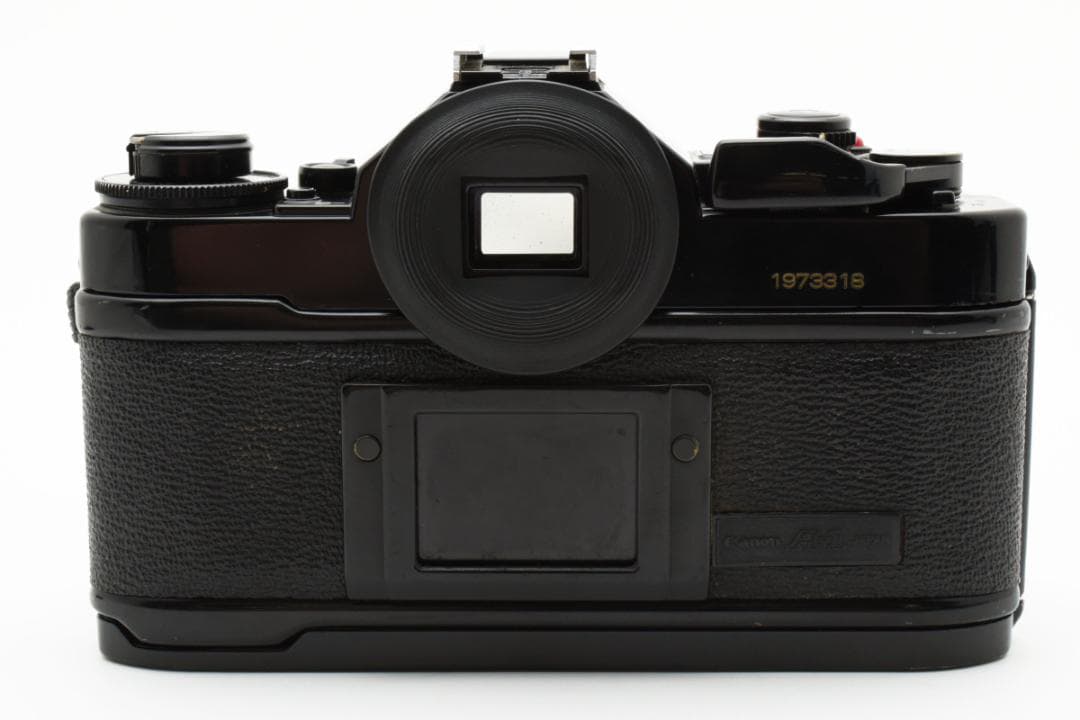 美品 CANON A-1 ブラック フィルムカメラ モルト新品交換済 M382