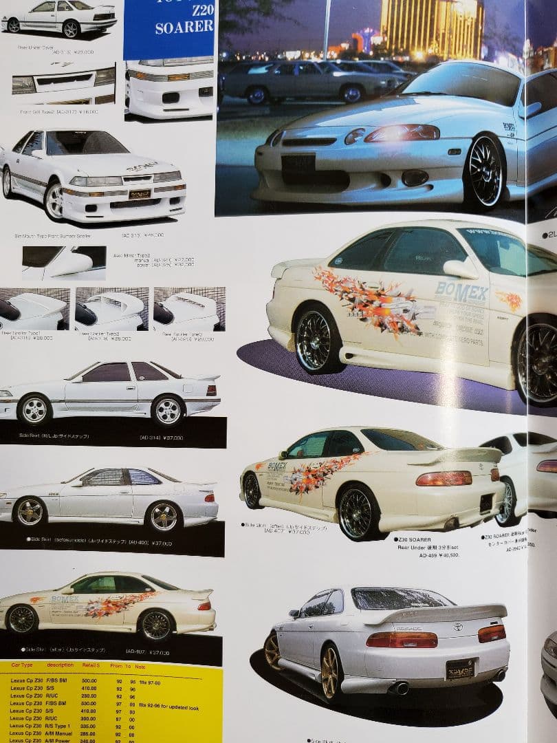 ☆超希少 入手困難 ワイルド·スピード BOMEX AEROPARTS カタログ