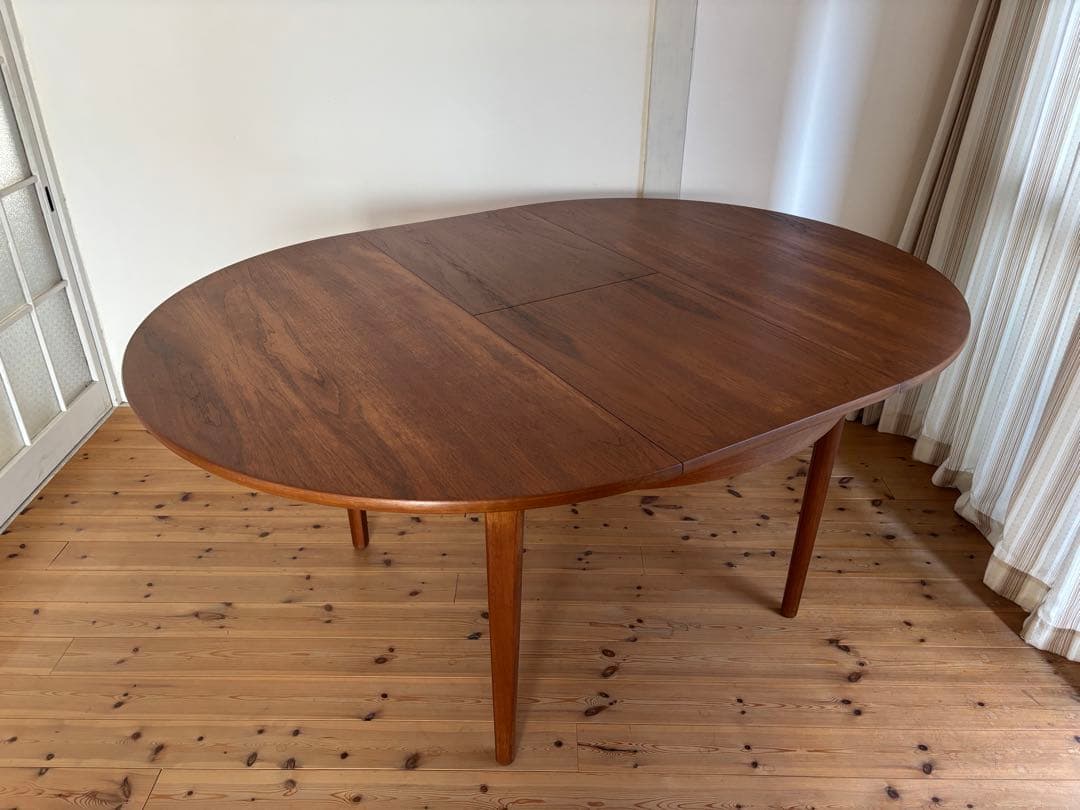 NATHAN/ネイサン　ラウンドエクステンションテーブル