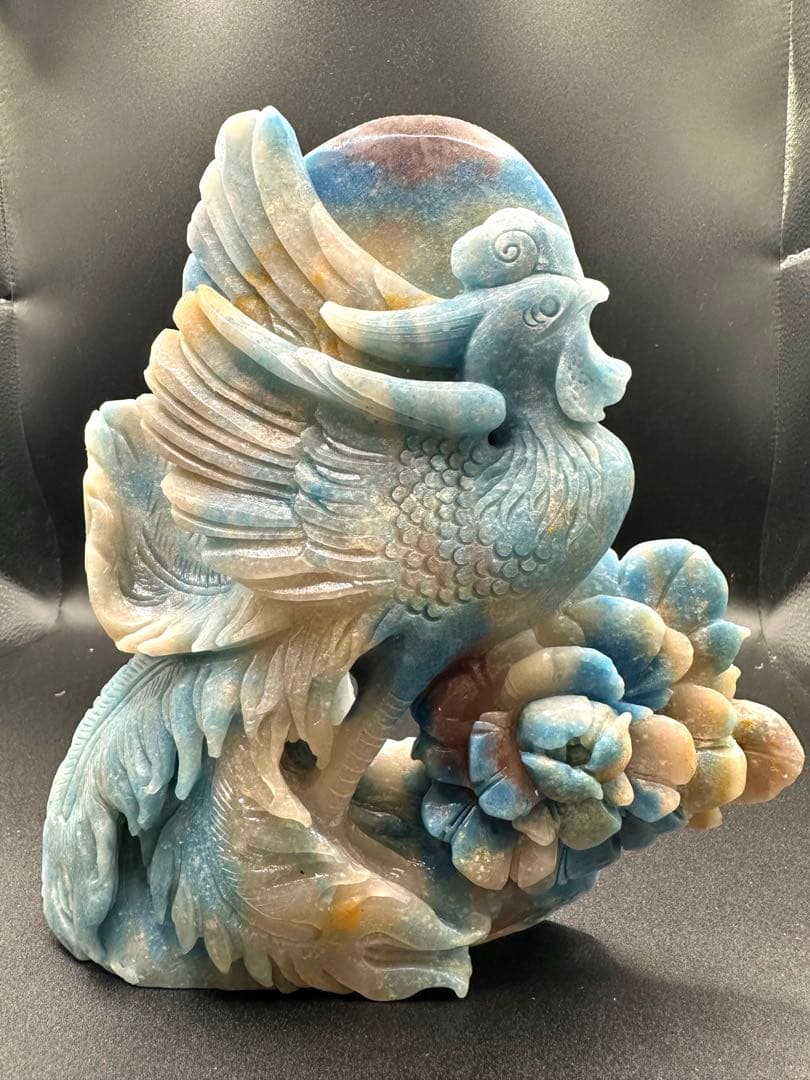 トロレアイト鳳凰の置物