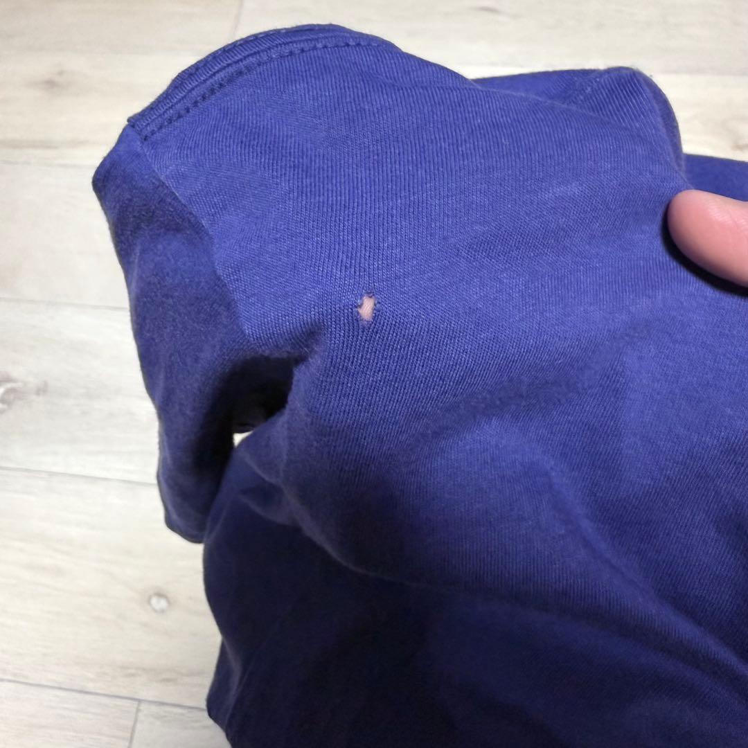 Balenciaga バレンシアガ ロゴ ネイビー Tシャツ