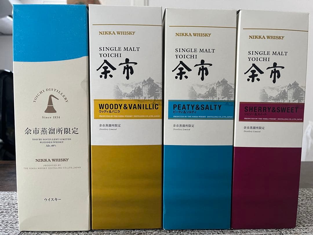 NIKKA WHISKY 余市蒸留所限定4本セット