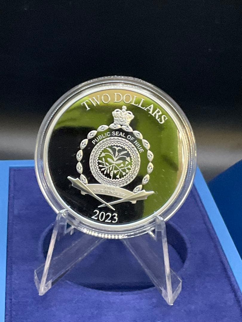 2023年ディズニー・フローズン10周年記念　エルサ　1オンス　プルーフ銀貨