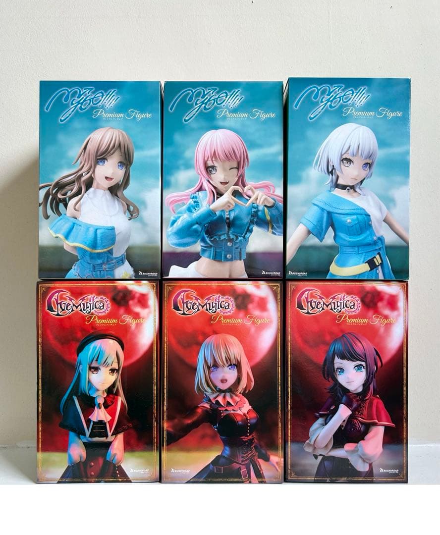 BanG Dream! MyGO! Ave Mujicaプレミアムフィギュア6点