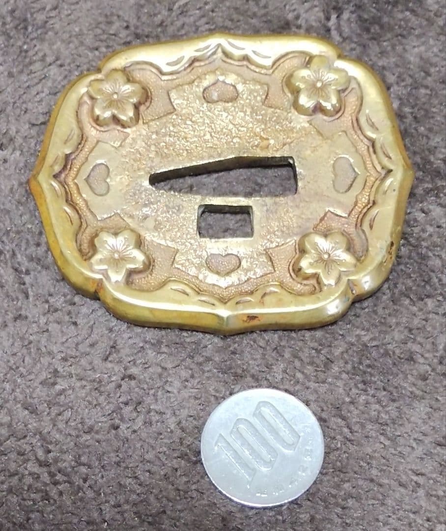 旧大日本帝国皇軍　桜の鍔