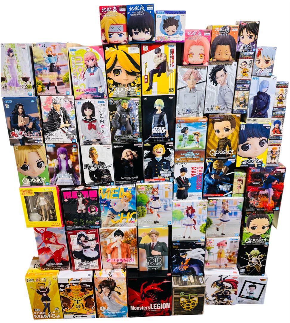 プライズ フィギュア まとめ売り NARUTO ワンピース ヒロアカ 58点