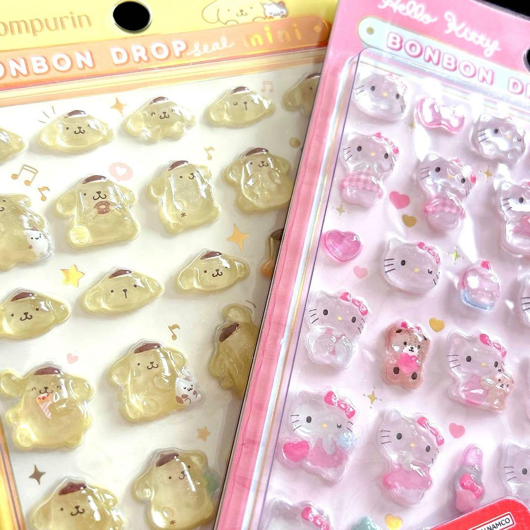 タイムセール·͜·❤︎‬ボンボンドロップシール♡サンリオ正規品♡コンプ
