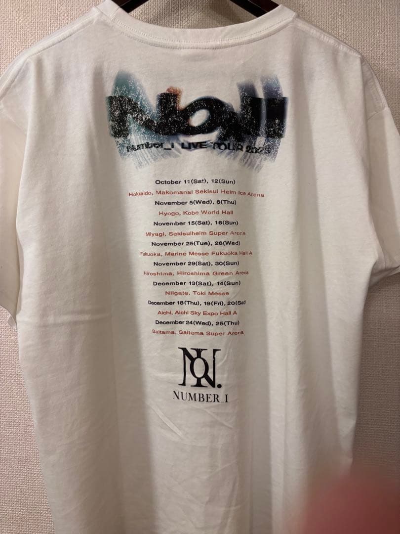 Number I LIVE TOUR 2025 Tシャツ　銀テープ