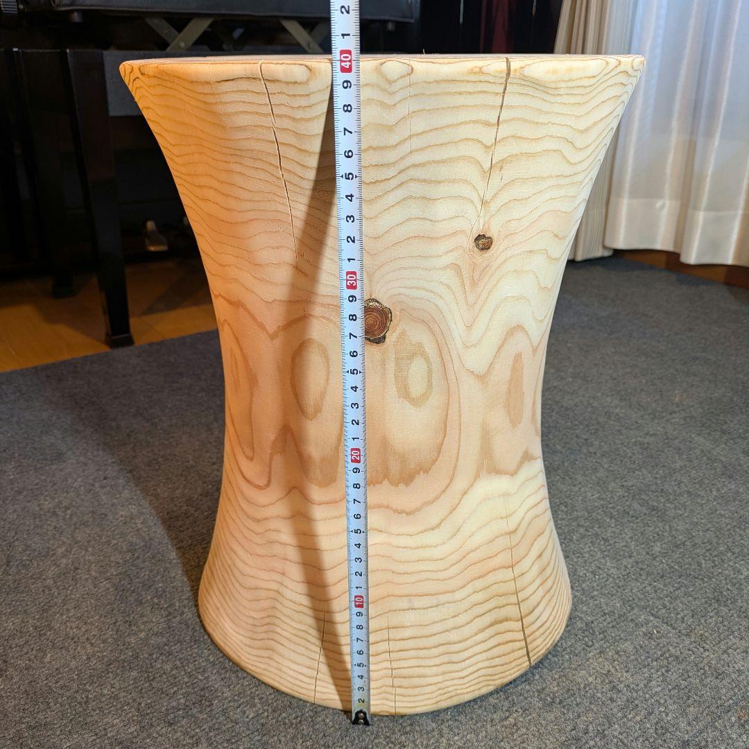 outdoorman　檜④　丸太　椅子　スツール　テーブル　高さ約40㎝