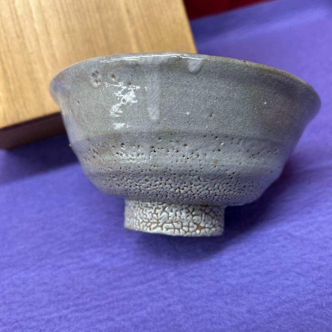 【60】高麗茶碗＊陶器 茶碗 木箱付き