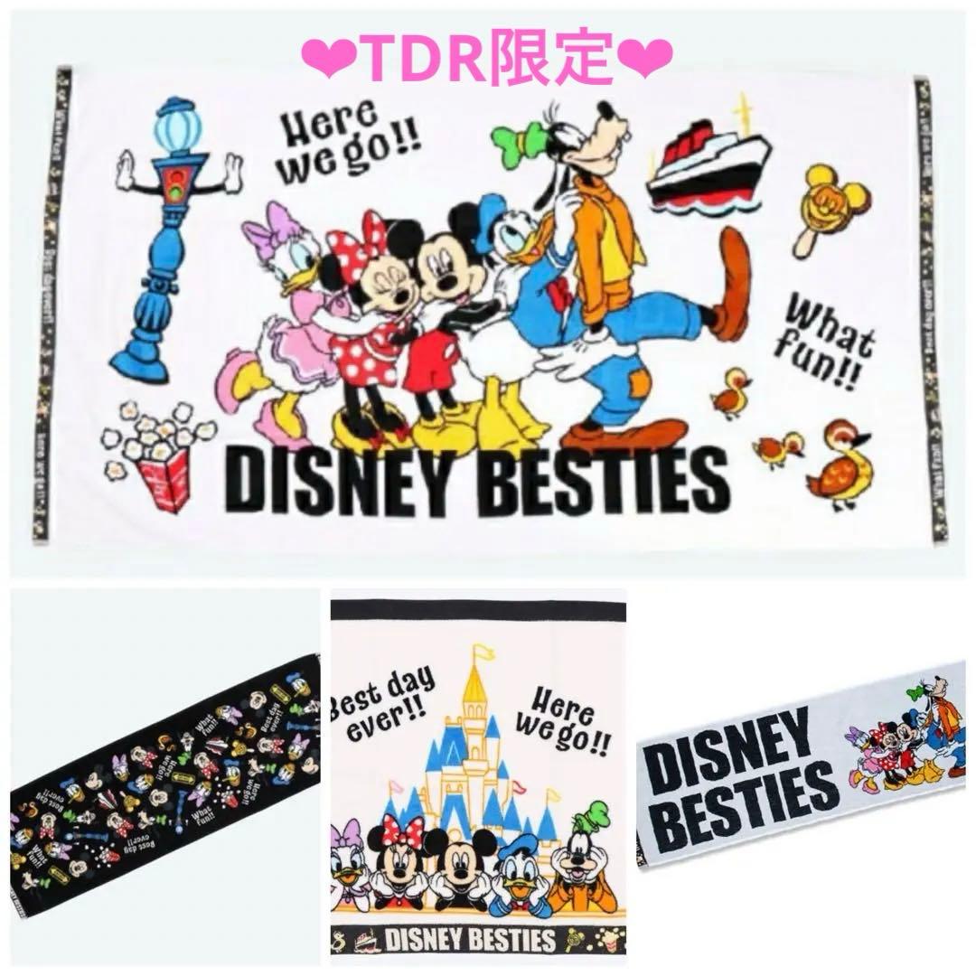 【購入前コメント必須】ディズニーリゾート☆ベスティーズ☆タオルセット