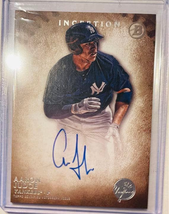 Aaron Judge auto 2015 直筆サイン Inception