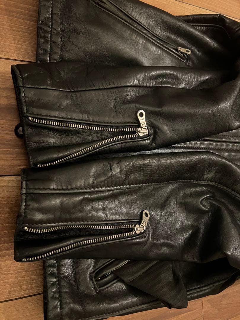 schott レザーシングルライダースジャケット 141 36 641 ボア付