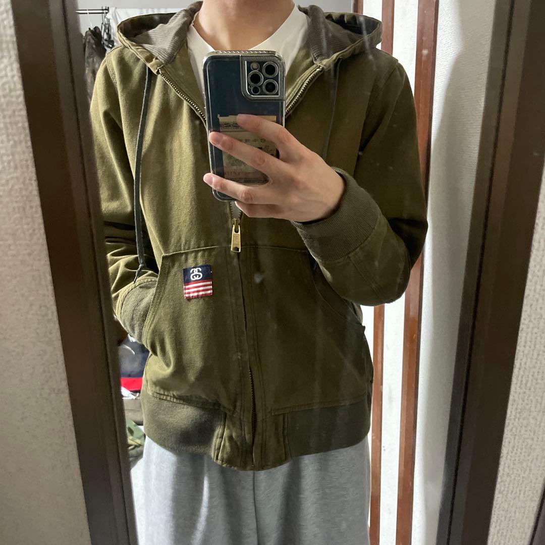 激レア　90s〜00s old stussy アクティブジャケット　サンプリング