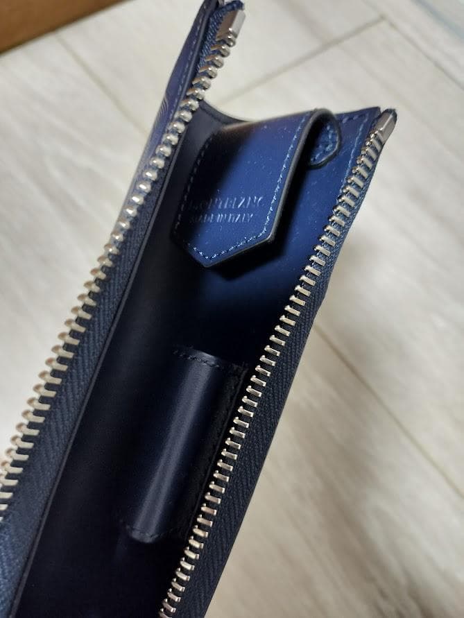 MONT BLANC ペンポーチ 青
