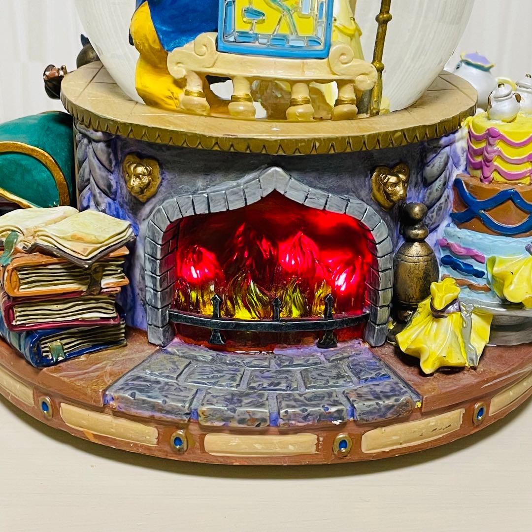 ディズニー 美女と野獣 スノードーム スノーグローブ オルゴール 置物 オブジェ