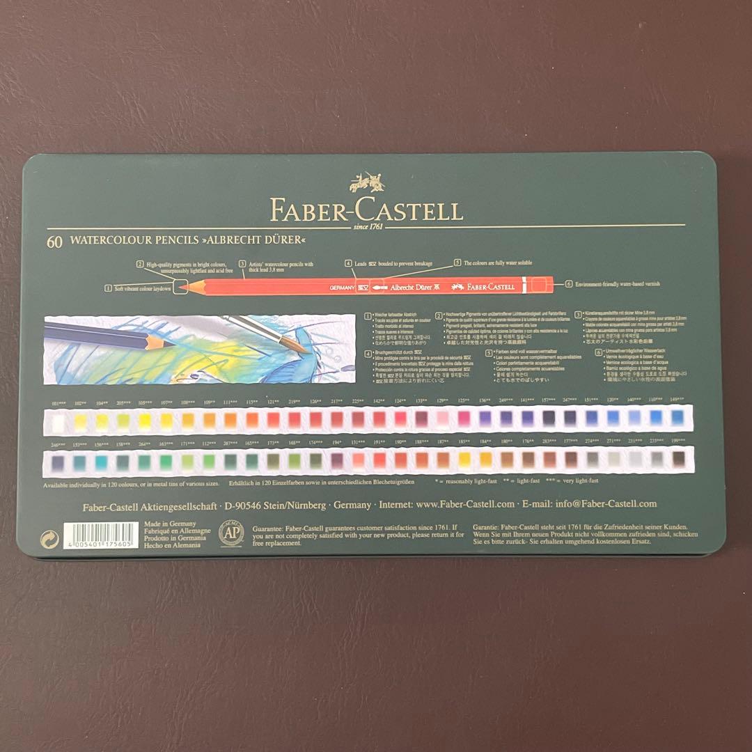 FABER-CESTELL ファーバーカステル 色鉛筆 60色