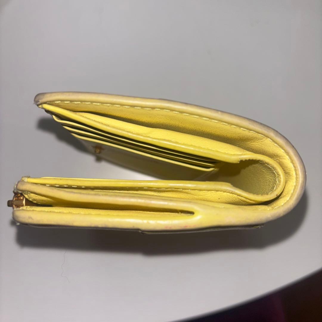 «日本限定商品»BOTTEGA VENETA二つ折り財布 イエロー 希少